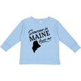 thumbnail image 3 of Inktastic Someone in Maine Loves Me Boys or Girls Long Sleeve Toddler T-Shirt, 3 of 5