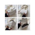 thumbnail image 4 of HiMONE Sac à Main à Rabat pour Femmes Sac à Bandoulière Multi-Poches de Voyage Quotidien Blanc, 4 of 8