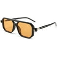 thumbnail image 1 of Lentes de sol Cuadrado Aviador Vintage Mujeres Hombres, Gafas de sol Elegante Marco Retro Clásico UV400, 1 of 4