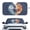 Blue and Orange - Cheetah Lion, variant on LedBack Sea Turtle Print Car Windshield Sun Shade Visor Ultraviolet-Proof Auto Sunshade Front Window Foldable with Storage Bag, Suitable for Most Cars