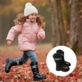 thumbnail image 2 of Krdevn Girls Boots - Girls Boots Girls British Style Short Boots Fall Winter Big Kids Leather Soft Sole Ankle Boots -Toddler Boots,Cowgirl Boots,Color:Black,Size:5-5.5 Years, 2 of 9