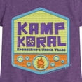 thumbnail image 3 of Kamp Koral - Kamp Koral Logo Badge - Toddler & Youth Girls Short Sleeve Graphic T-Shirt, 3 of 6