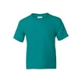 thumbnail image 2 of Gildan - DryBlend Youth T-Shirt - 8000B - Jade Dome - Size: L, 2 of 3