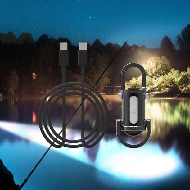 Linterna LED de bolsillo con llavero, portátil, 1200 lúmenes de brillo, recargable por USB, para fiestas, hogar, emergencias, senderismo nocturno. Negro