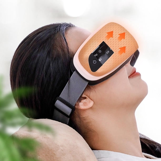 ador de ojos eléctrico, vibración, presión de aire pa Negro Colcomx Masajeador de ojos eléctrico