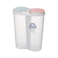 thumbnail image 3 of Kearding Caja de almacenamiento Contenedor de granos Gadget de cocina Acabado fino Accesorios transparentes para el hogar Tarro de comida Suministros Almacenamiento y organización del hogar Kearding HA022971-00, 3 of 6