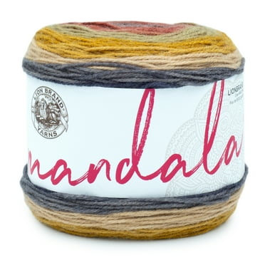 Lion Brand Yarn Mandala Centaur Self-Striping Light Acrylic Multi-color Yarn