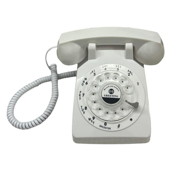 Guest Book Wedding Phone Audio Guestbook Phone Vintage Style Audio Message, V3H7