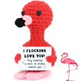 thumbnail image 1 of Regala JFBNXB I Love You Flamingo a ganchillo para su cumpleaños, 1 of 7