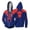Dark Blue1, variant on Spider Hero Zip Hoodie, Graphic Web Printed Long Sleeve Pocket Outerwear Apparel for Men Women Cosplay Party