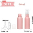 thumbnail image 2 of 20 Pcs Spray Bottles 1oz/30ml Pink Empty Fine Mist Plastic Mini Travel Bottle with 6 Pcs Mini Transparent Plastic Funnel Hopper Aromatherapy Travel Empty Perfume Sample Containers Pink DIY, 2 of 8