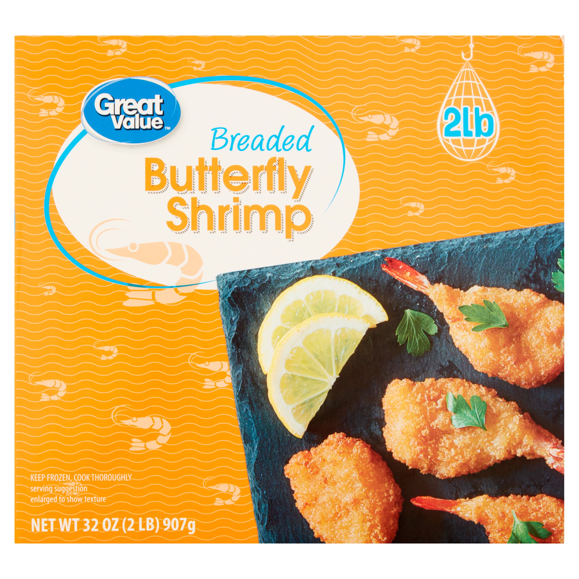 Great Value Breaded Butterfly Shrimp, 32 oz BrickSeek