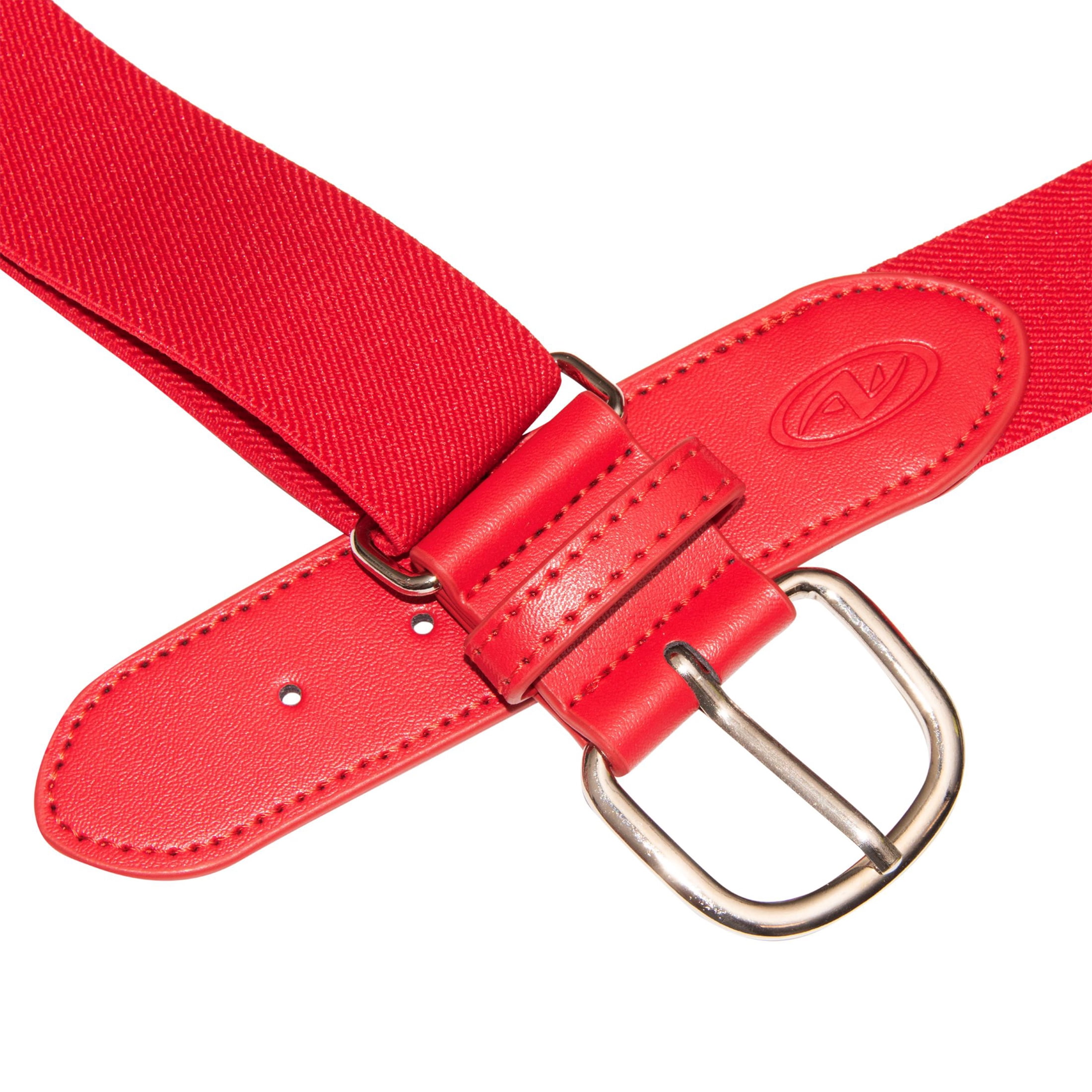 (12 pack) Athletic Works Youth Adjustable Baseball/Softball Belt, Red