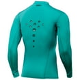 thumbnail image 2 of Seven Zero Blade Laser Cut Compression Jersey Medium Aqua, 2 of 2