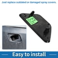 thumbnail image 7 of Unique Bargains Front Left Side Bumper Headlight Washer Nozzle Cover Cap No.51118048679 Bumper Trim Nozzle Cover for BMW 528i 2011-2016 Unpainted Strong Durable, 7 of 7