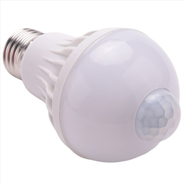 5X E27 Bombilla de Luz Led Luz del Sensor de Movimiento Lámpara de Sensor de Movimiento Led Pir Lámpara Luz Bombilla de Globo, 5W