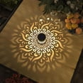 thumbnail image 7 of Decorative Solar Mandala Lights, Solar-Powered Outdoor Wall Lamp Waterproof Mandala Pattern Motion-Sensor Garden Light for Garden Post Patio Backyard Yard Decor (B,6pcs), 7 of 7