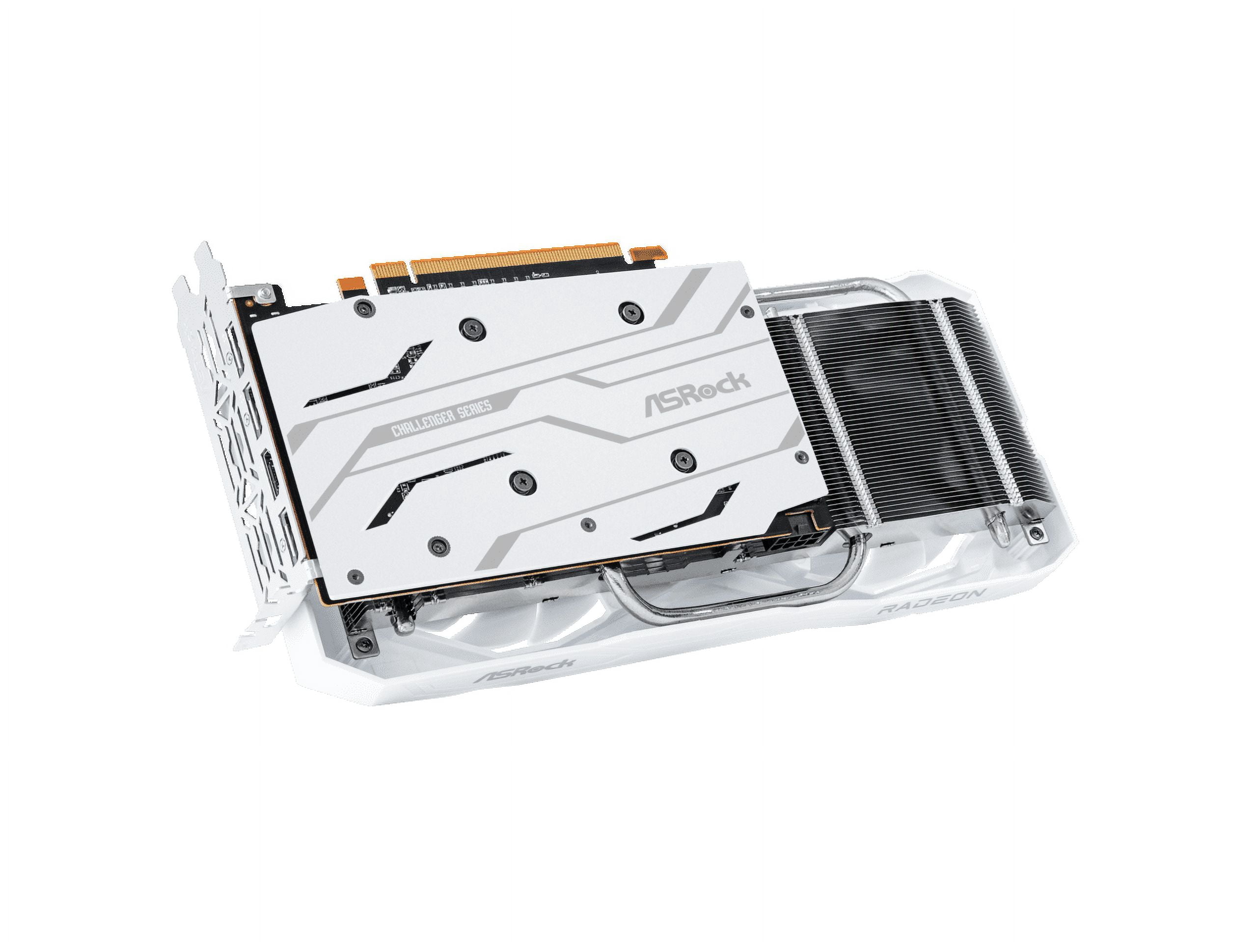 ASRock Radeon RX 6600 Challenger White 8GB GDDR6 PCIe 4.0 Graphics