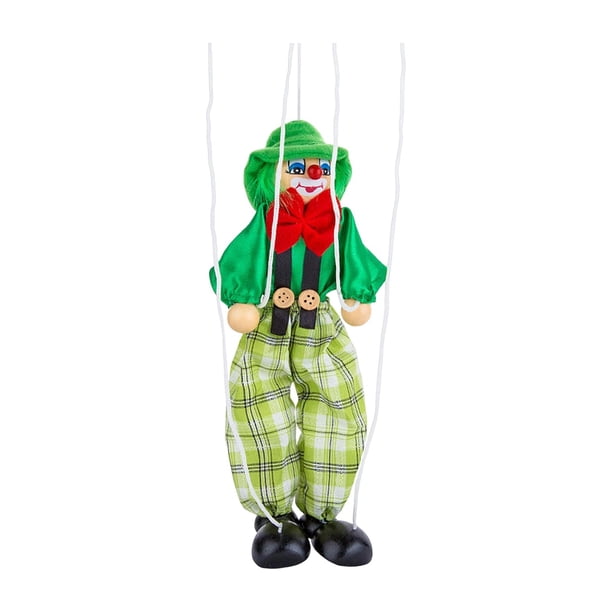 Precioso Muñeco de Marionetas de Cuerda, Juguete Interactivo, Muñeco de de Halloween, Figurita de de Marionetas Artísticas, Muñeco de 24 Verde SM SunniMix marioneta de hilo