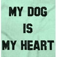 thumbnail image 2 of My Dog My Heart Rescue Pet Owner Women's Graphic T Shirt Tees Brisco Brands L, 2 of 6
