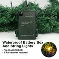 thumbnail image 7 of 10FT Christmas Garland Pine with 50 LED String for Table Mantle Background Wall Room Outdoor Indoor Winter Decoration, 7 of 7