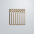 thumbnail image 5 of Ekena Millwork 7 3/8"W x 7 3/8"H x 1/4"T Extra Small Cedar Park Decorative Fretwork Wood Wall Panels, Hickory, 5 of 13