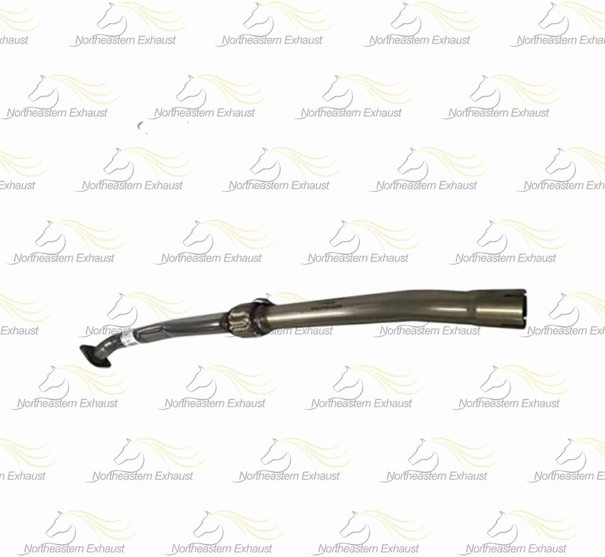 Stainless steel Exhaust Resonator pipe with Hangers and Bolts compatible with 2001-03 RAV4