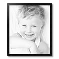 thumbnail image 2 of ArtToFrames 16" x 19" Satin Black Tall Picture Frame, 16x19 inch Black Wood Poster Frame (WOM-1852), 2 of 8