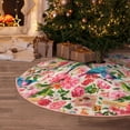 thumbnail image 5 of Disketp Watercolor Birds Christmas Tree Skirt, Christmas Tree Decorations, Christmas Decor, Tree Mat Decoration(30-48IN)-30", 5 of 6