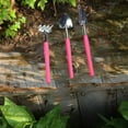 thumbnail image 6 of 3-Piece Mini Garden Tools Set - Small Stainless Steel Hand Tools with Wood Handle for Indoor Plants, Potted Flowers, Transplanting - Includes Shovel, Rake & Wide Shovel - Compact 5.91" Gardening Kit, 6 of 7