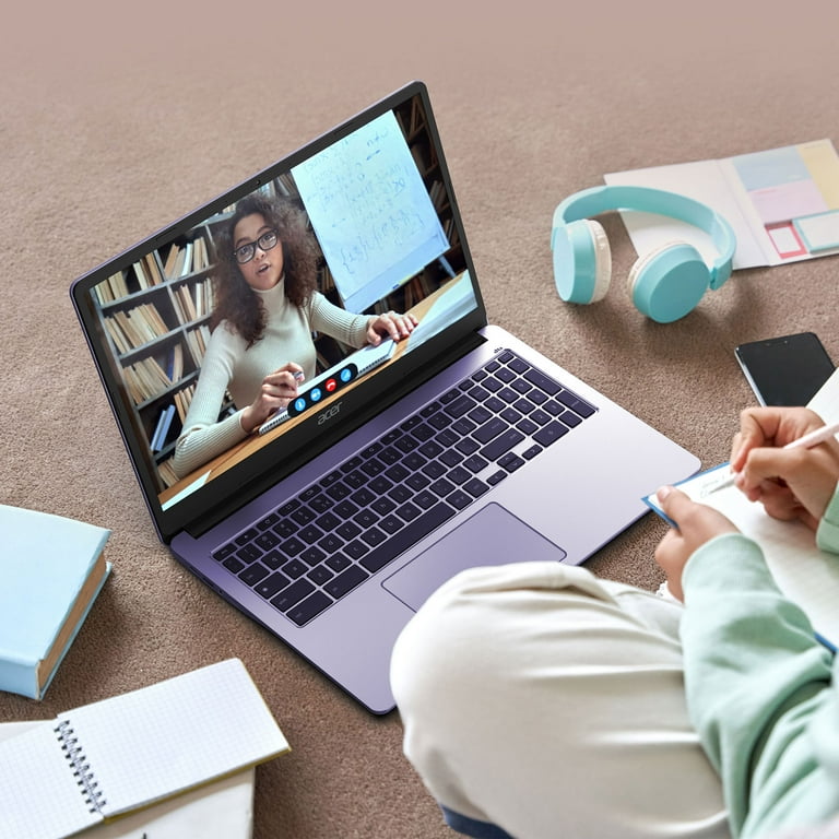 Acer Chromebook 315 15.6" Laptop Intel N4500 4GB Ram 64GB eMMC Moonstone Purple