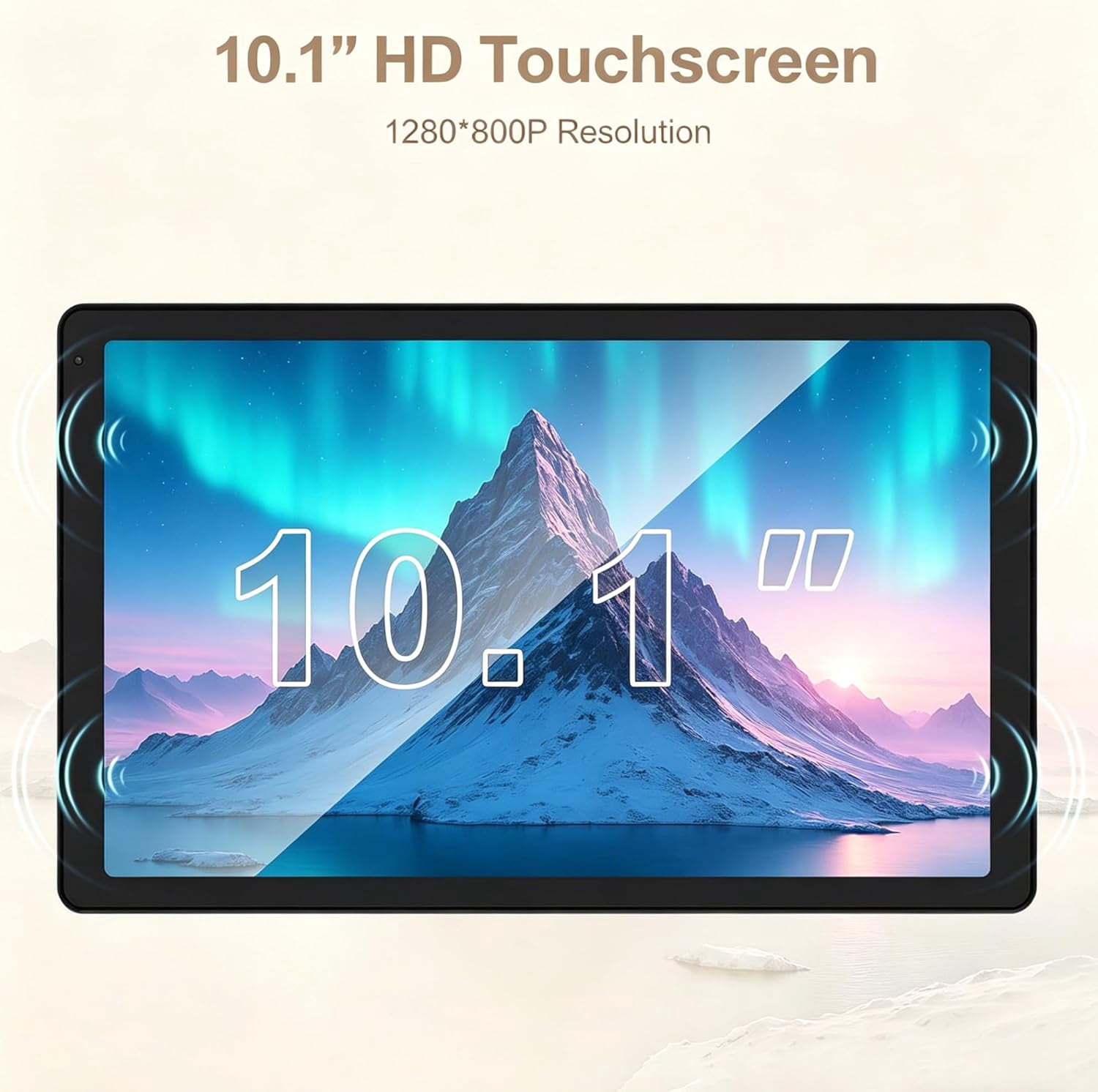 BESTSKI 10 Inch Tablet with Keyboard set, Gemini AI Tablet Octa-Core IPS HD Touchscreen, 20GB+64GB (1TB TF Expandable), Widevine L1, 5000mAh, Wi-Fi 6, Face Unlock, White+ Black Keyboard & Mouse Set