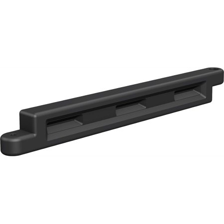 Playsafer Playground Edging Border - Plastic Interlocking Timber for Playgrounds, Backyards, and Playareas - Black - 52" L X 4" W X 6" H (6 Pack)