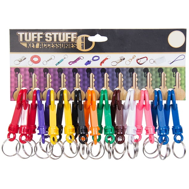 TuffStuff Plastic Snap Clip With 1 Key Ring