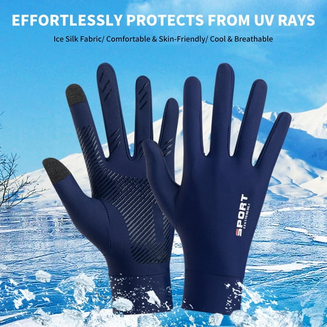 Summer Protection Gloves, Non Slip Touchscreen Gloves for Men Women Breathable Gloves for Driving Cycle Riding Climbing Golfing Workout