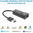 thumbnail image 5 of UniLink (TM) Adaptateur Réseau Ethernet Gigabit 10/100/1000 USB 3.0 vers RJ45, 5 of 5