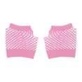 thumbnail image 2 of Minnieouse 1 par de disfraces de los años 80, adorno de fiesta Vintage, guantes de neón sin dedos, ropa decorativa de red de pesca para vestir a guantes y mitones Rosado, 2 of 6