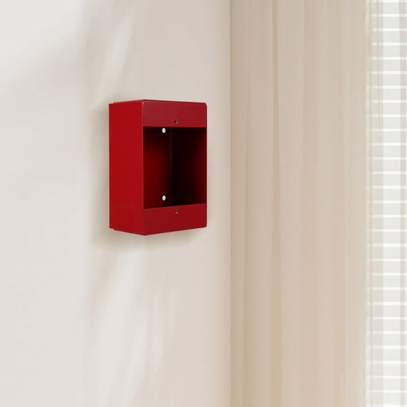 DINHEAROM Emergency Alarm Button Box Red Metal For DIY Users 1Pack