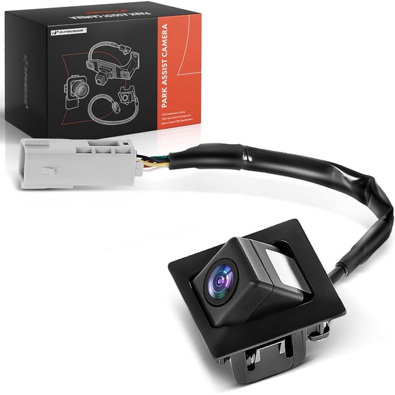 A-Premium Park Assist Camera Rear View Backup Reverse Camera Compatible with Select GMC Models - 2017 2018 2019 Acadia - Fit the model without Surround View