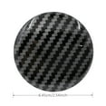 thumbnail image 2 of Car Interior Accessories Fiber Rubber Wheel Label Black Fiber Wheel Cap for Enhanced Vehicle Style and, 2 of 3