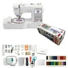 Sewing Starter Kit - SE600 Computerized Sewing and Embroidery Machine + Gutermann Sewing Thread 100m Spools