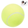 thumbnail image 1 of Pelota de tenis gigante para perros, pelotas de tenis grandes inflables de 9,5 pulgadas, pelota de tenis grande, pelota gigante para perros, pelotas de tenis de gran tamaño, 1 of 7