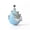Blue, variant on Natural Amethyst Rose Quartz Opalite Opal Gem Butterfly Waterdrop Stone Pendant-Amethyst