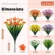 thumbnail image 3 of Flores artificiales Der Rose, 24 paquetes de helechos sintéticos resistentes a los rayos UV, 3 of 7