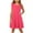 Watermelon Red, variant on ATOGUTA Dresses for Girls 4T-14 Sleeveless Casual Summer Outfit School Holiday Clothes Pink
