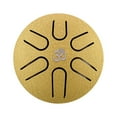 thumbnail image 2 of Latrodar Mini Tongue Drum, Percussion Hand Drum With Bag Music Mallet Finger Picks Meticulously Crafted Gold 4x4 Inch Home Gadgets, 2 of 4