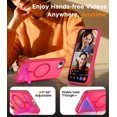 thumbnail image 3 of Magnetic Compatible with iPhone 16E Case, [Built-in Invisible Kickstand][Compatible with MagSafe][Military Grade Shockproof] Slim Translucent Matte Case for iPhone 16E 6.1" 2025, 3 of 14