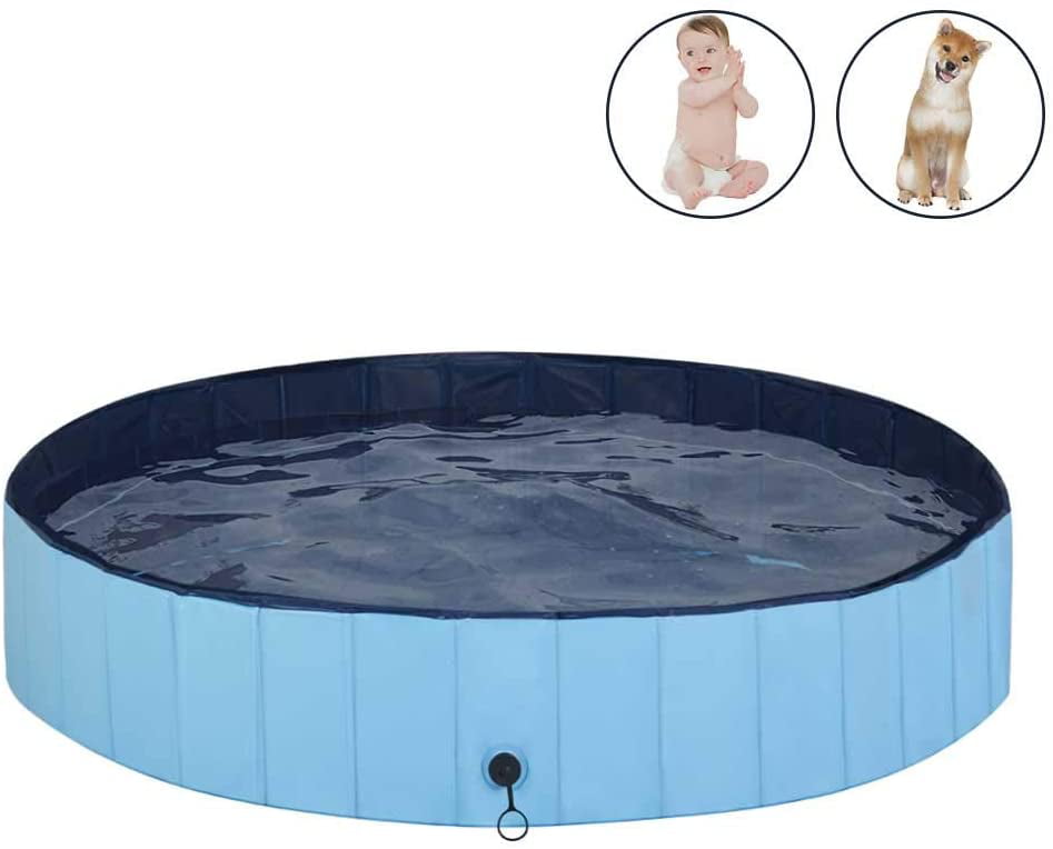 hard plastic dog pool