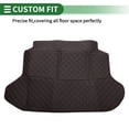 thumbnail image 3 of Alfombrilla de maletero trasero Unique Bargains para Honda CRV 2002-2006, XPE, cuero de microfibra, negro, cara plana, patrón circular 3D, 3 of 7