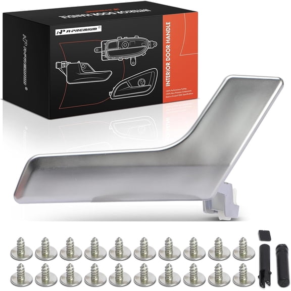 A-Premium Front or Rear Right Passenger Side Interior Door Handle Compatible with Mercedes-Benz C230 2008-2009, C250 2010-2015, C300 C350 C63 AMG 2008-2015, C400, C63 AMG S, GLK250, GLK350, Chrome